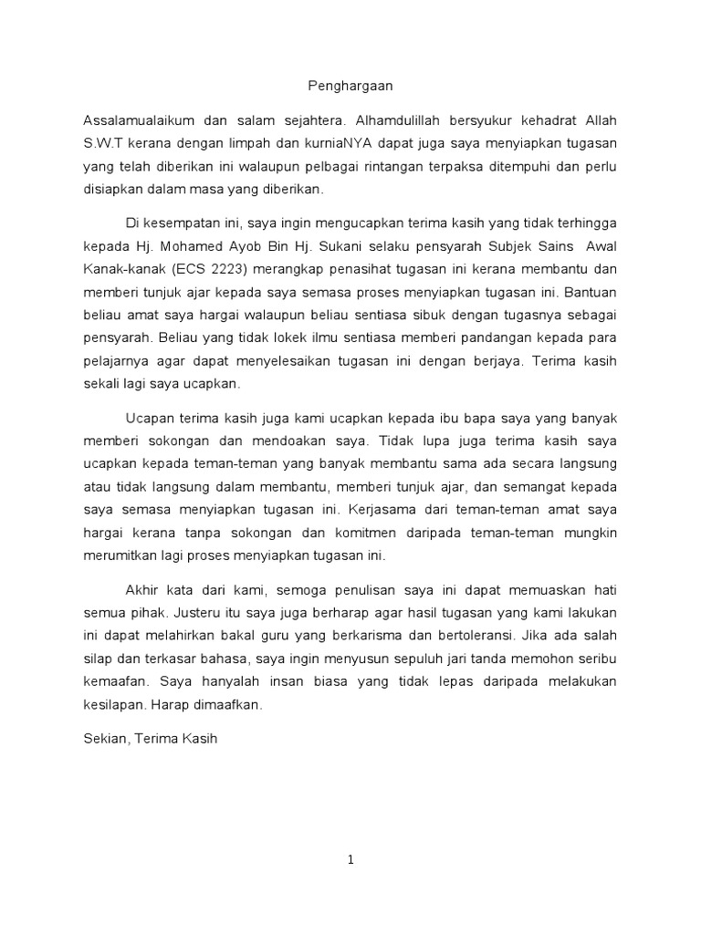 Pendidikan Sains Awal Kanak Kanak Pdf