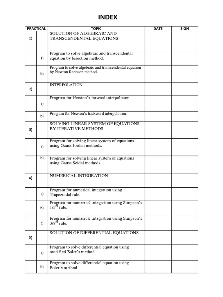 Numerical Methods and Solutions Guide | PDF