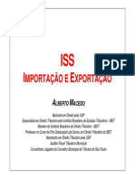 ISS Importação e Exportação