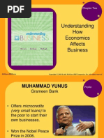 Understanding How Economics Affects Business: Chapter Two