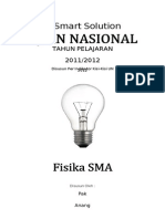 SMART SOLUTION UN FISIKA SMA 2012 (SKL 6 Indikator 6.3 Teori Relativitas)
