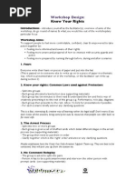 Know Your Rights Workshop Design