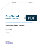 DupScout Server Manual