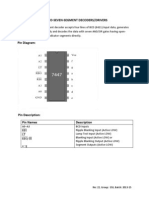 Bcd-To-Seven-Segment Decoders/Drivers: No: 22, Group: E&I, Batch: 2013-15