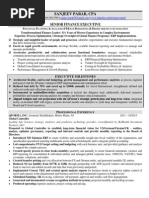 Global Controller Finance Director in NYC Resume Sanjeev Parab