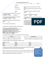 Evaluación Diptongo e Hiato