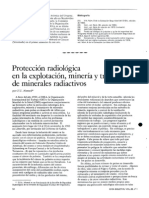 Protección Radiológica en La Explotación, Minería y Tratamiento de Minerales Radiactivos