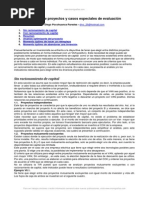 Ranking Proyectos y Casos Especiales Evaluacion