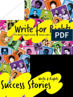 Write for Rights Success Stories Slideshow