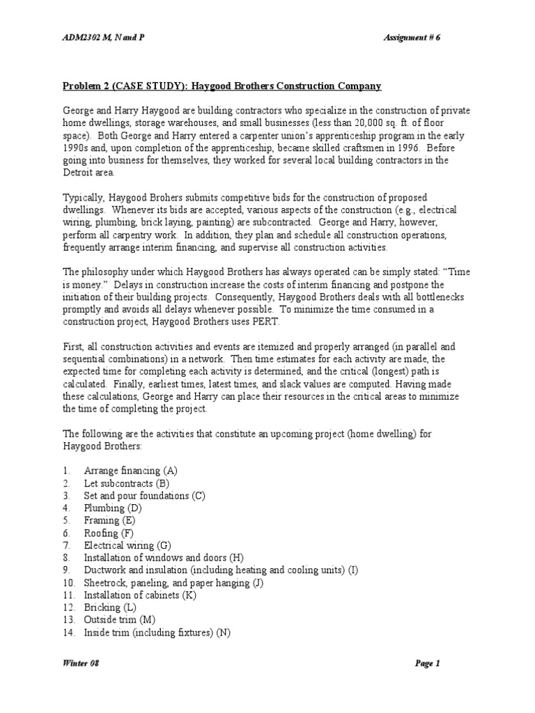 Haygood Brothers Construction Case Study | PDF