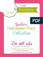 FaraPartyDesign HalloweenCollection Spiders PDF