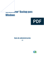 CA ARCserve Backup for Windows Guía de administración