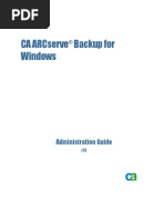 CA ARCserve Backup For Windows