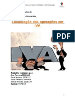 Localização Das Operações em IVA - Trabalho