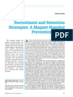 Recruitment and Retention Strategies-A Magnet Hospital Prevention Model