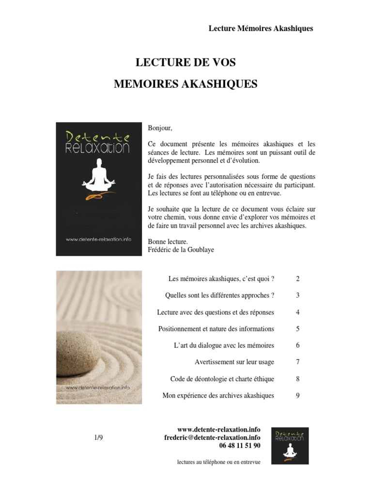 Prière D Ouverture Des Annales Akashiques Pdf