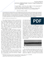 Preparation and Raman Spectrum of Rutile Single Crystals Using Floating Zone Method