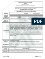 Mantenimiento de Equipos Automatizados