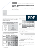 Nuevo consenso ADA-EASD 2012 tratamiento hiperglucemia