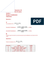 Administración Financiera III Sesión 1 Soluciones