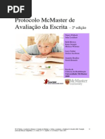 protocolo avaliaçao escrita