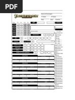 RPG - Planilha Pathfinder Excel