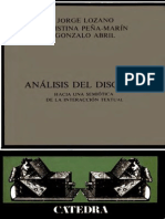 Analisis Del Discurso