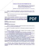 DECRETO ESTADUAL SP Nº 8468, DE 8 DE SETEMBRO DE 1976_Dispoe sobre a Prevencao e Controle da Poluição do Meio Ambiente