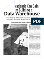 What Academia Can Gain From Building D Data Warehouse