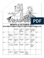 Fall Calendar