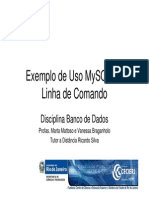 17363 Exemplo de Uso MySQL Linha de Comando v2