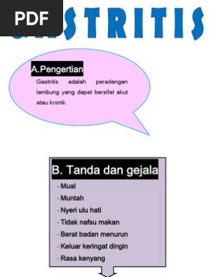 Poster Gastritis Indah