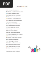 Abecedário 3º ano Paranho