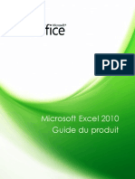Microsoft Excel 2010 Product Guide