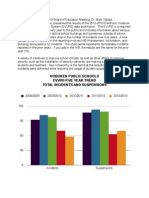 Violence and Vandalism Report To Board of Education PDF