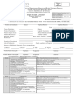 Solicitud de Admision Ocupacional 2016-2017