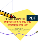 Como Hacer Una Presentacion en Power Point