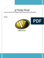 How To Calculate Water Pump Head PDF