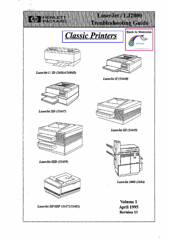 HP Laserjet Lj200 6 Modelos de Impresoras Guia de Soluciones | PDF | Mains  Electricity | Printer (Computing)