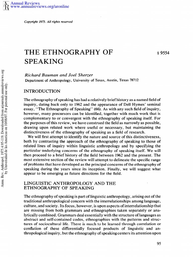 Ethnographic research title examples image