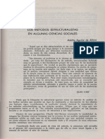 Los Metodos Estructuralistas en Algunas Ciencias Sociales