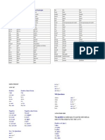 Tenses, irregular / regular verb in pocket