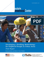 Developing a Profiling Methodology for Displaced People in Urban Areas