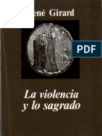 Rene Girard - La Violencia y Lo Sagrado.