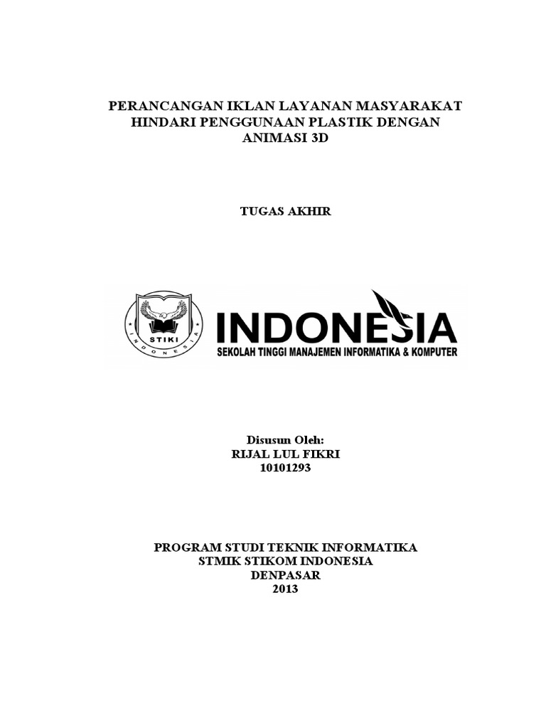 Perancangan Iklan Layanan Masyarakat