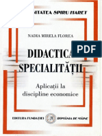 2010 DidacticaSpecialitatii Aplicatii La Discipline Economice