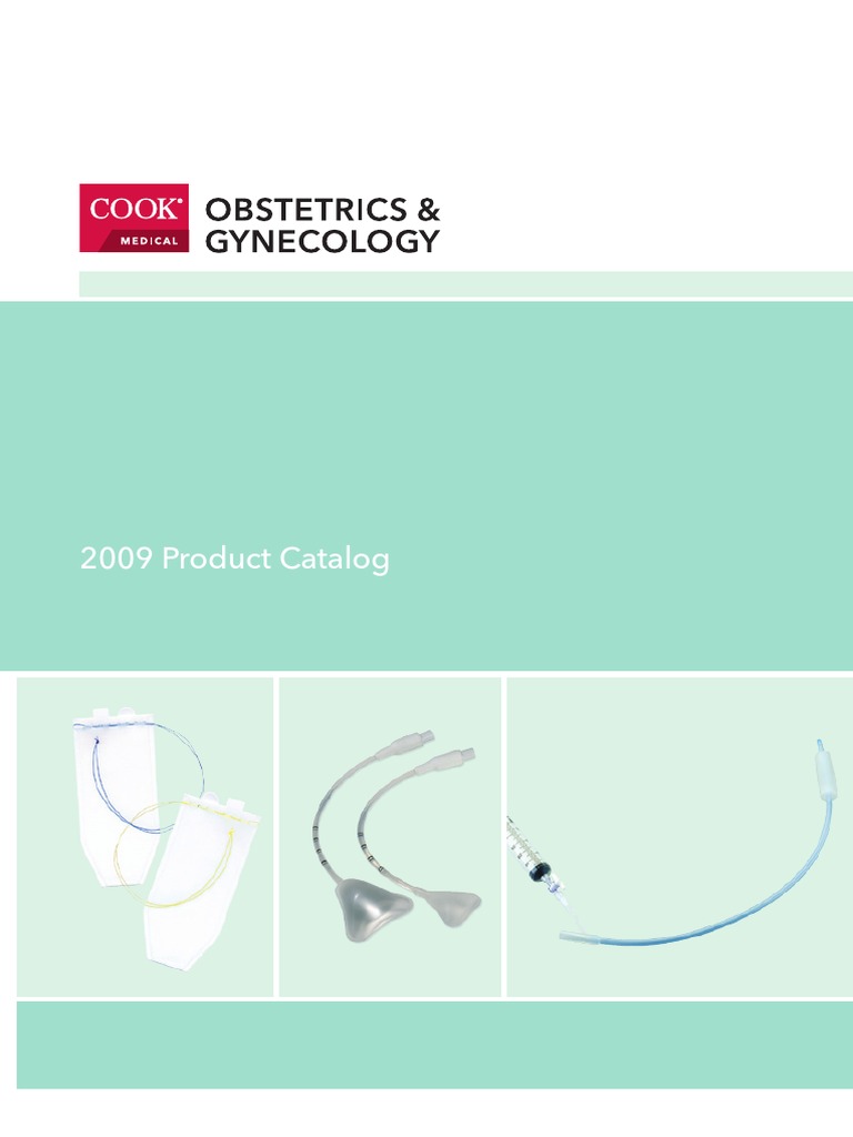 Katalog Cook Gynekologie PDF | PDF | Gynaecology | Medicine