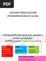 Latihan Pengukuhan Pendapatan Boleh Guna