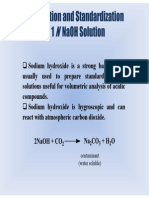 Standardization of NaOH Solution PDF