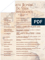 Revista Studii de Intelligence RRSI - 6 PDF